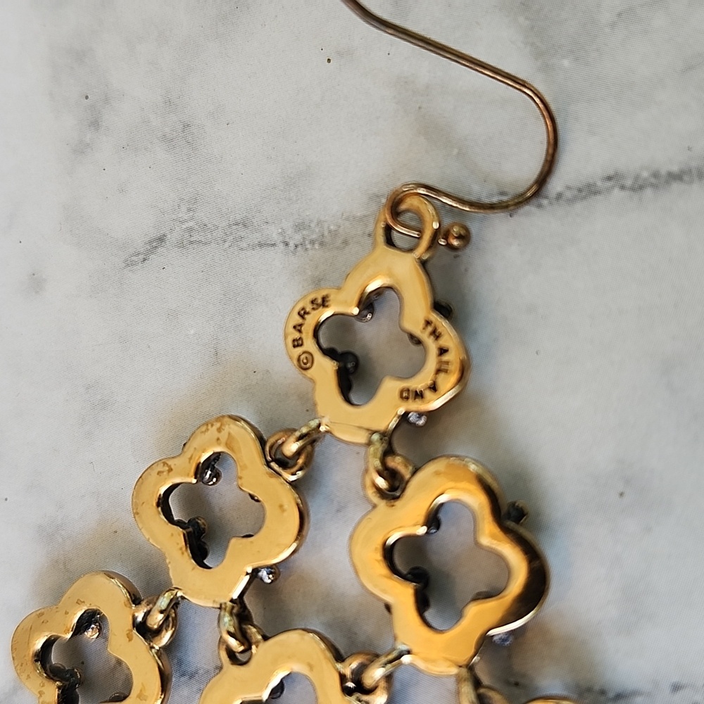 BARSE GOLDEN BRONZE DROP EARRINGS - Picture 5 of 6
